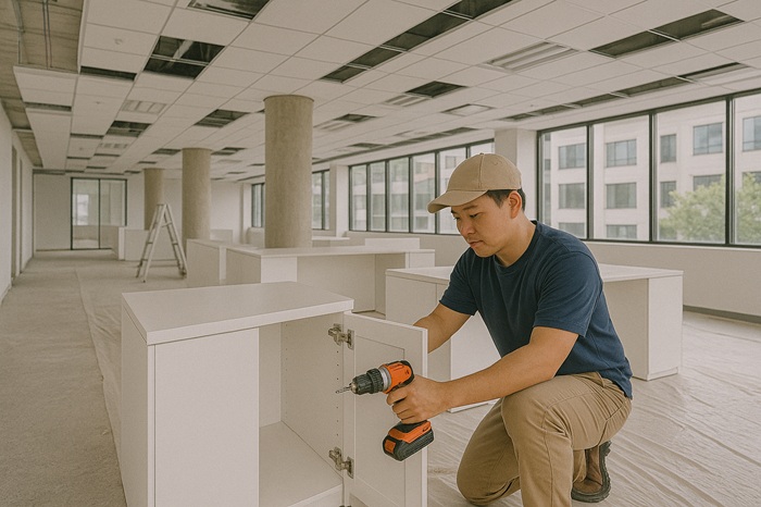 Thi công văn phòng